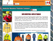Tablet Screenshot of fabricacionessantaines.com